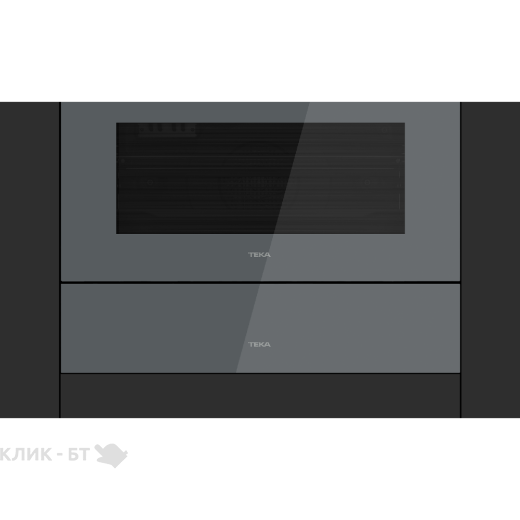 Фасадная часть из стекла для вакууматора или подогревателя посуды TEKA STONE GREY (111890004)