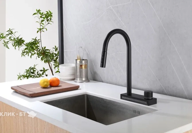 Смеситель ABBER Wasser Kreis AF8114B черный матовый