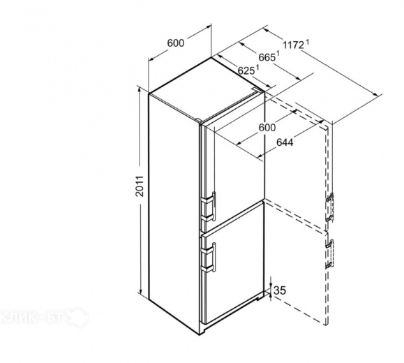 Холодильник LIEBHERR CNbs 4015