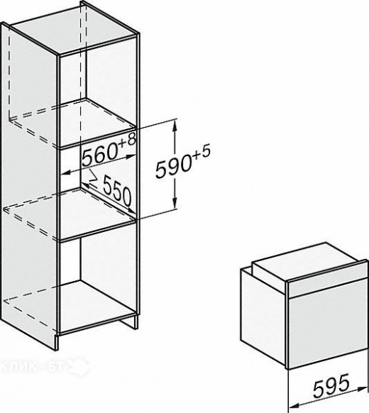 Духовой шкаф MIELE H2860BP BRWS