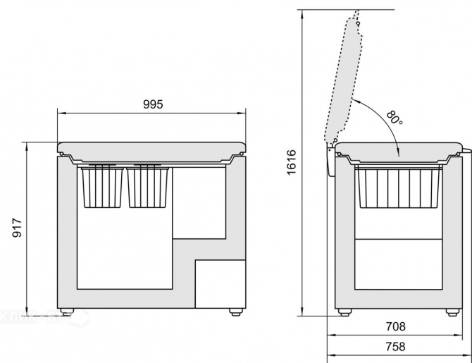 Морозильная камера LIEBHERR GT 3032