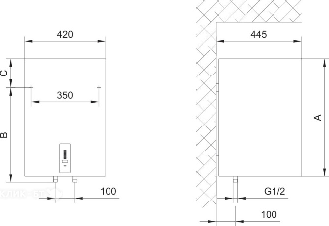 Водонагреватель Gorenje OTGS 100 SMB6