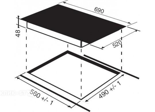 Варочная поверхность HOTPOINT-ARISTON kis 644 ddz