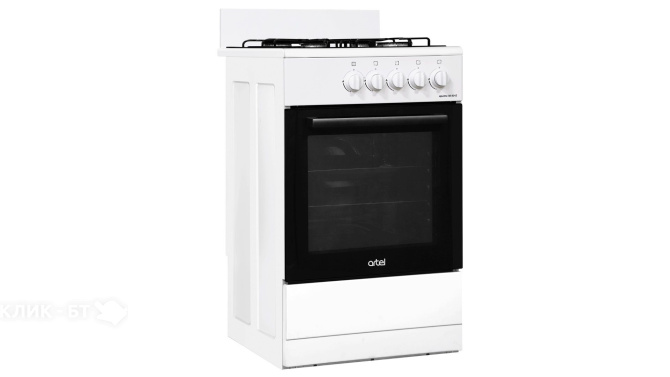 Кухонная плита ARTEL Apetito 50 02-G белая ГК