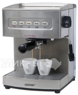 Кофемашина ZELMER zcm2051x серебристый 13z013
