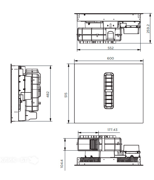 Варочная поверхность MAUNFELD MIHC604SF2BK