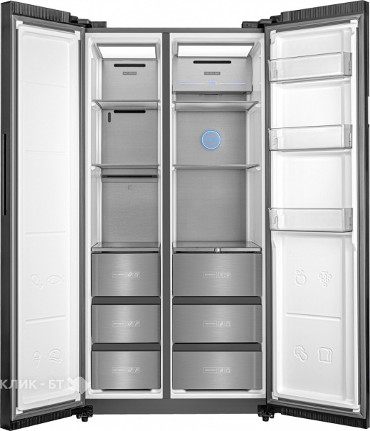 Холодильник WEISSGAUFF WSBS 590 WG NoFrost Inverter Premium