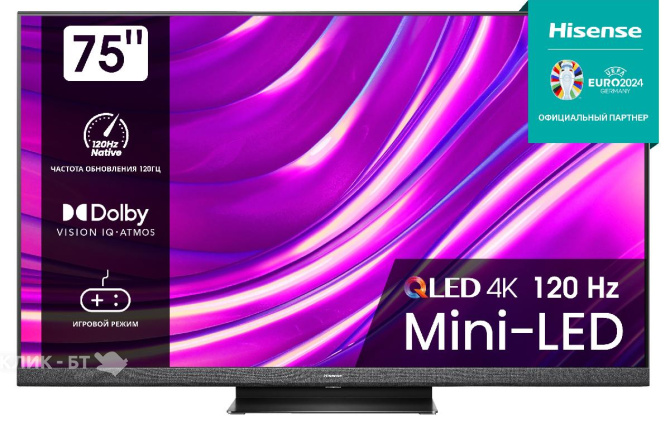 Телевизор HISENSE 75U8HQ Smart