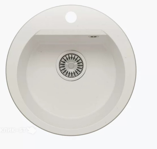 Кухонная мойка POLYGRAN Atol-460 белый хлопок