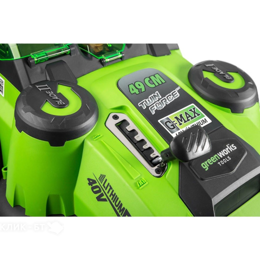 Газонокосилка GREENWORKS G40LM49DBK4