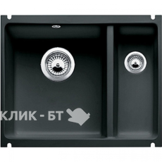 Кухонная мойка BLANCO 514531 subline 350/150-u керамика черный puraplus