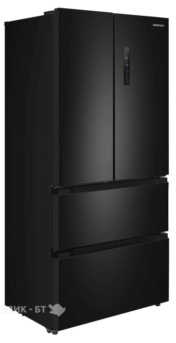Холодильник MEFERI MFR83BLACK IX TOTAL NO FROST FRENCH DOOR COMFORT