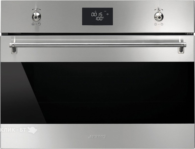 Встраиваемый паровой шкаф SMEG SF4390VX