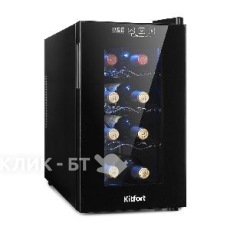 Винный шкаф KITFORT КТ-2419 черный