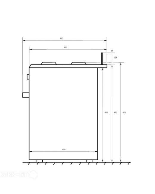 Кухонная плита MAUNFELD MGC50GEGR01D