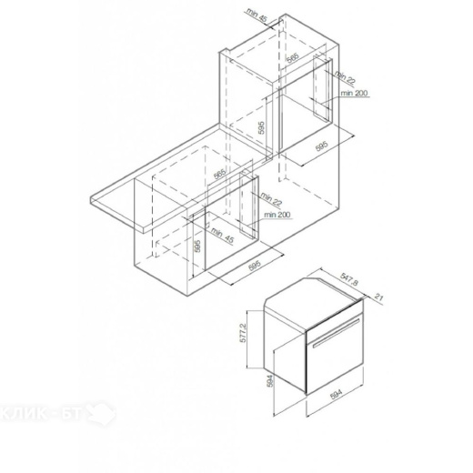 Духовой шкаф GRAUDE BK 60.3 EL