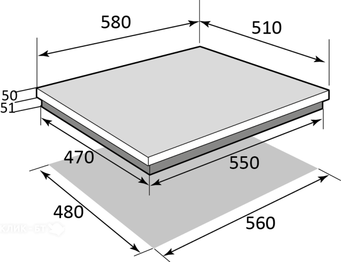 Варочная поверхность BRANDT BPG6414B