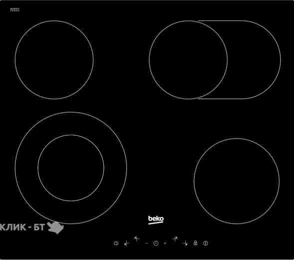 Варочная поверхность Beko HIC 64403 T