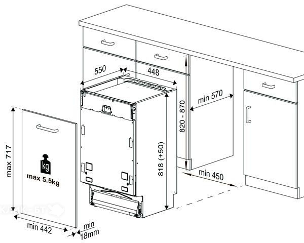 Посудомоечная машина BEKO DIS 28124