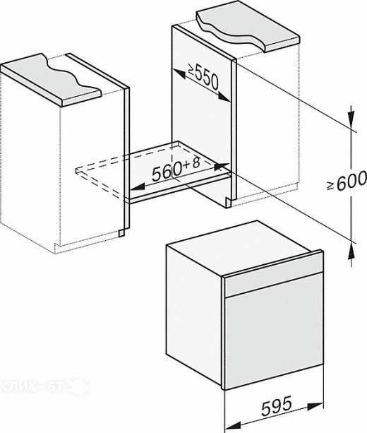 Okf5c50x схема встраивания