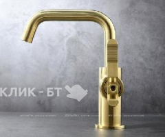 Смеситель BRONZE DE LUXE 1760'S LOFT матовое золото 1178CG