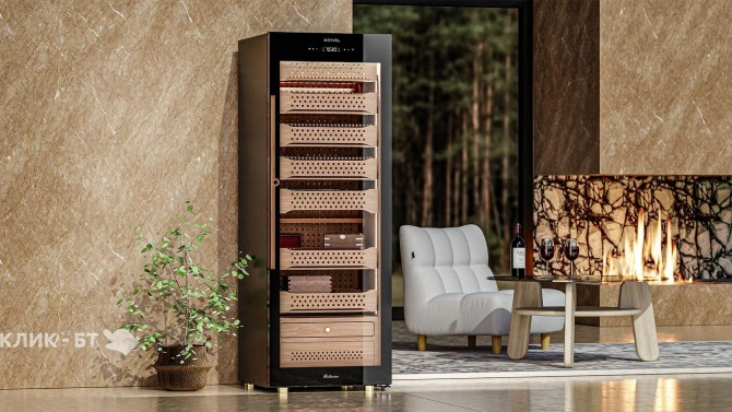 Сигарный шкаф MEYVEL MC-272BK (PRO)