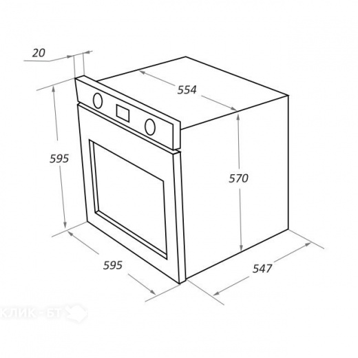 Духовой шкаф MAUNFELD EOEM.769S2B