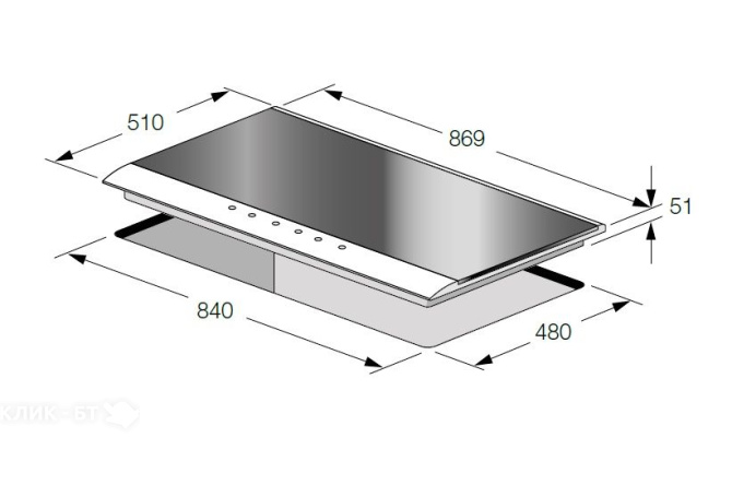 Варочная поверхность FULGOR QLH 906 G WK WH