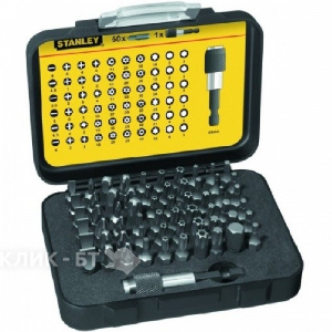 набор отверточных вставок  expert  61 предмет STANLEY 1-13-902