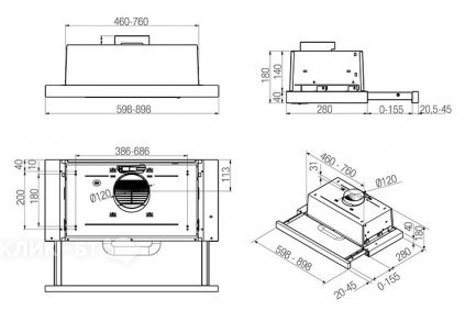 Вытяжка WHIRLPOOL AKR 749 IX
