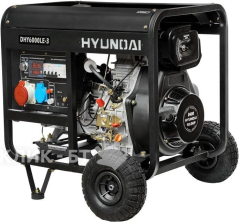 Генератор HYUNDAI dhy 6000le-3   колеса