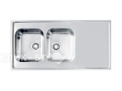 Кухонная мойка ALVEUS Classic Pro 100 SAT-90 1130474 (в комплекте с сифоном)