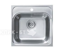 Кухонная мойка ALVEUS Basic 140 NAT-90 1100905 (в комплекте с сифоном 1102384)