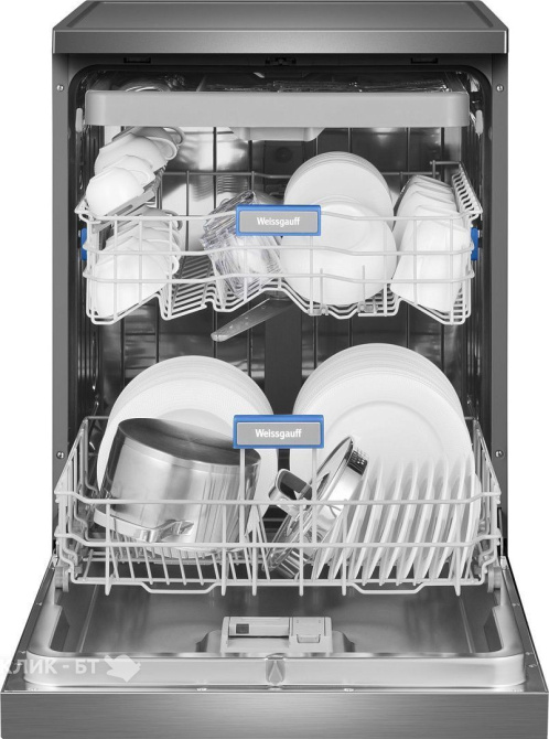 Посудомоечная машина WEISSGAUFF DW 6039 Touch Dual Wash Inox