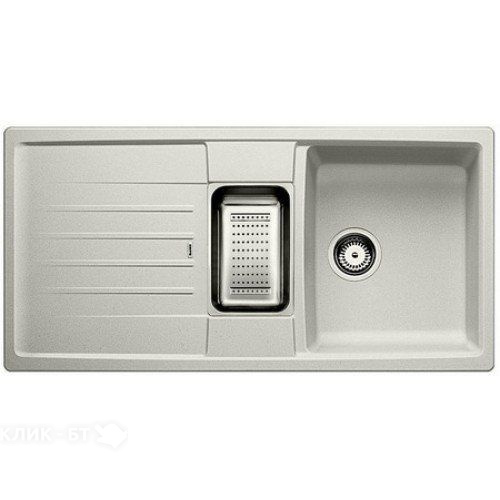 Кухонная мойка BLANCO 520558 BLANCO LEXA 6S SILGRANIT жемчужный с клапаном-автомат