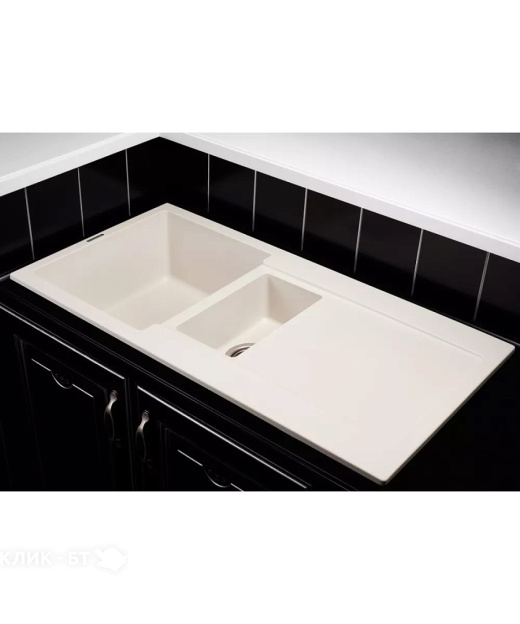 Кухонная мойка KUPPERSBERG MODENA 1,5B2D WHITE ALABASTER