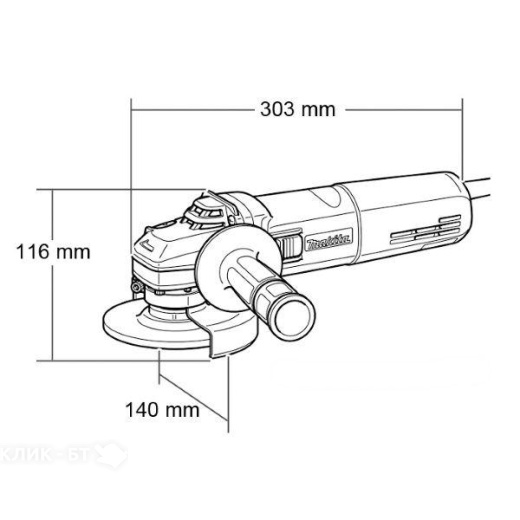 Угловая шлифмашина Makita GA 5040C
