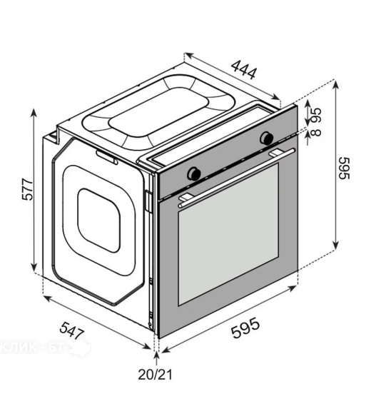 Духовой шкаф KONIGIN Barberry 60 BKF E9