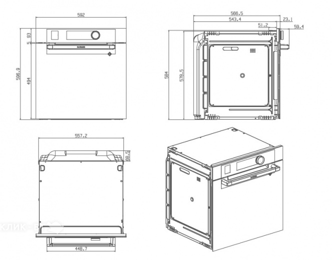 Духовой шкаф DE DIETRICH DOP8574X