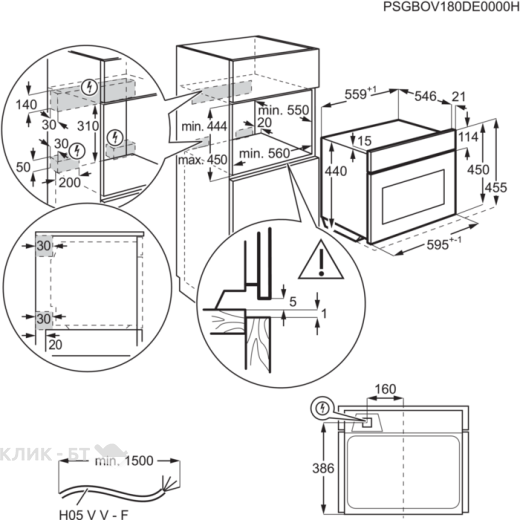 Духовой шкаф Electrolux KVLAE00WT