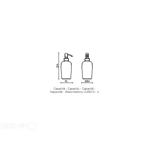 Дозатор BAGNO & ASSOCIATI Operetta ON72892 бронза