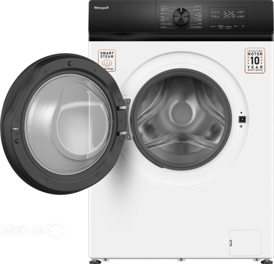Стиральная машина WEISSGAUFF WM 39106 Inverter Steam