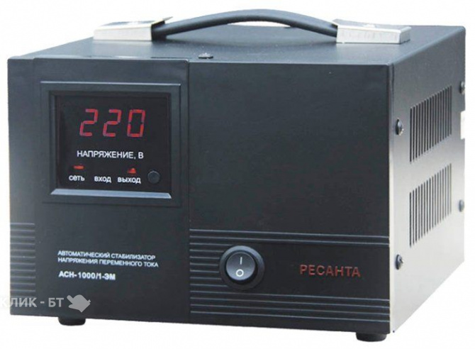 Стабилизатор напряжения РЕСАНТА ach-1000/1-эм