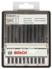 Набор 10 пилок BOSCH special  t-хвостовик robust line 2607010574