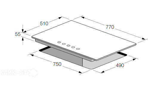 Варочная поверхность FULGOR FSH 775 G DWK XX
