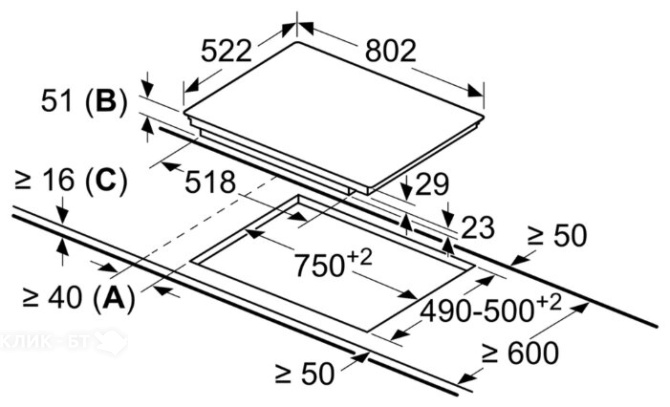 Варочная поверхность BOSCH PVW851FB5E