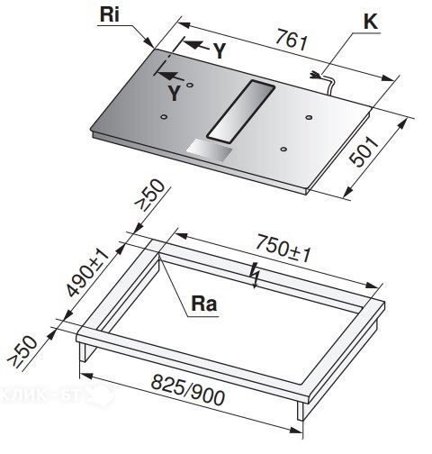 Варочная поверхность V-ZUG CombiCookTop V2000 I804 CCT2T-31095