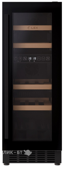 Винный шкаф LEX LWD3017BL dual zone