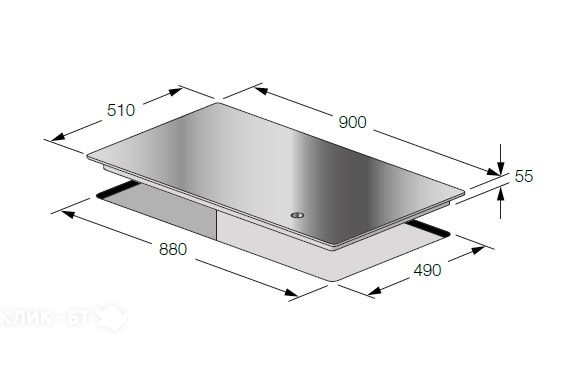 Варочная поверхность FULGOR FCH 905 ID TS G DWK BK