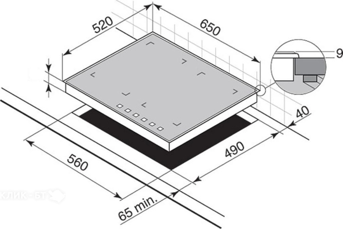 Варочная поверхность DE DIETRICH dti 1053 w